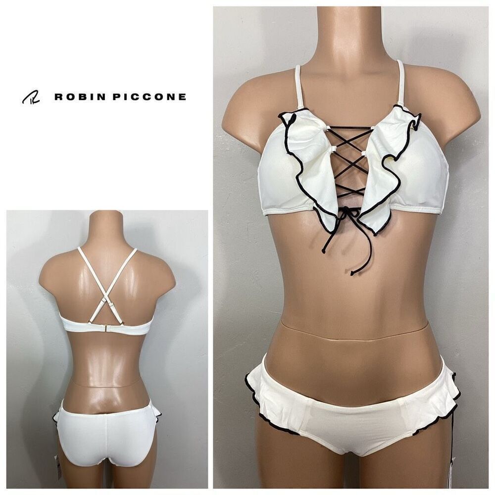 New. Robin Piccone Ivory Bikini. Xxs/Xs. Retails $189
